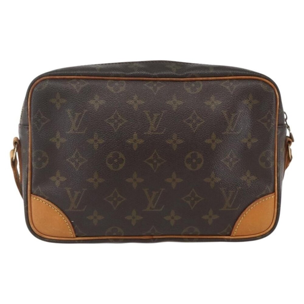 Authentic LOUIS VUITTON Monogram Trocadero 27 Shoulder Bag M51274 LV - Picture 10 of 16